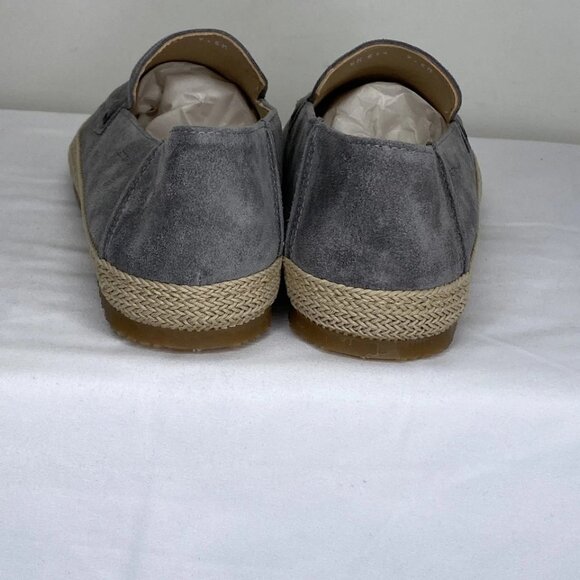 NEW STUART WEITZMEN Men\'s Bala Espadrilles Pure Gray Size 9.5M – Suede Slip-On main image 4